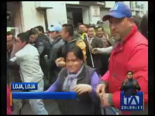 Incidentes tras suspensión de la audiencia de Janine Cruz