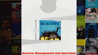 Resorts Management and Operation