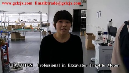 lianzhen professional in Excavator throttle motor Governor Stepping Accelerator motor