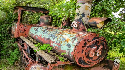 Download Video: Abandoned trains. Old abandoned steam engine trains in USA. Abandoned steam locomotives