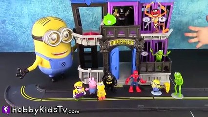 PLAY DOH Batman Spiderman In Gotham Jail Story Bad Guys PART HERO