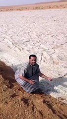 Sand River In Iraq .Amazing Moving Sand Like River Nature Is Great