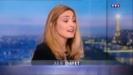 Julie Gayet commet une grosse bourde en direct dans le JT de TF1 !