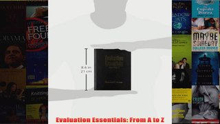 Evaluation Essentials From A to Z