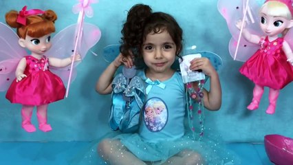 Disney Frozen Videos – Elsa Toys In Giant Frozen Surprise Egg Opening – Frozen Fairy E