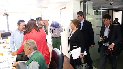 La Presidenta Michelle Bachelet tuvo un encuentro de más de 2 horas con las víctimas de hechos violentos en la Araucanía