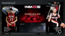 ★ NBA 2K16 Trailblazers MyGM - First Game of the Season [Episode 4]