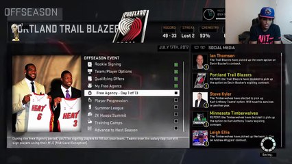 ★ NBA 2K16 Trailblazers MyGM - Free Agency [Episode 37]