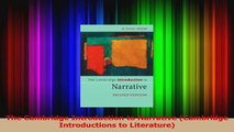 Read  The Cambridge Introduction to Narrative Cambridge Introductions to Literature Ebook Free