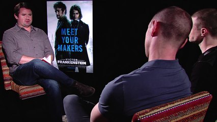 Daniel Radcliffe & James McAvoy Exclusive INTERVIEW VICTOR FRANKENSTEIN (2015)
