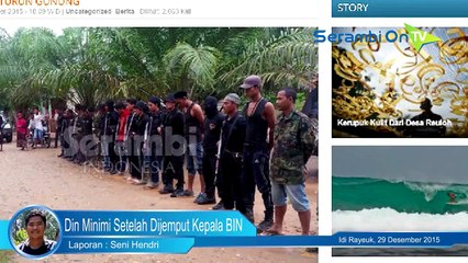 Aktivitas Din Minimi Usai Menyerahkan Diri kepada BIN