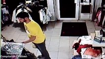 Thief robber caught on camera CCTV compilation vol14