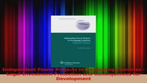 PDF Download  Independent Power Projects in Developing Countries  Legal Investment Protection and PDF Online
