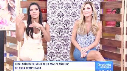 Camila Canabal upskirt on ¡Despierta América! 6 4 15 part 2