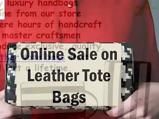 Online Sale on Leather Tote Bags