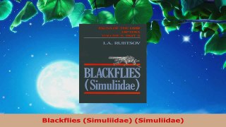 Read  Blackflies Simuliidae Simuliidae Ebook Online