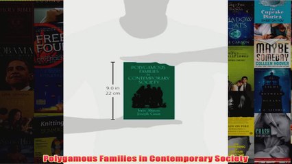 Polygamous Families in Contemporary Society