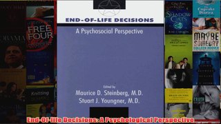 EndOflife Decisions A Psychological Perspective