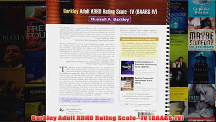 Barkley Adult ADHD Rating ScaleIV BAARSIV