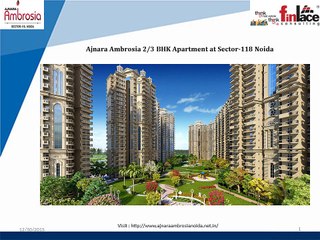 Ajnara Ambrosia Sector 118 Noida - 9560090024