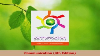 Read  Communication 4th Edition Ebook Free