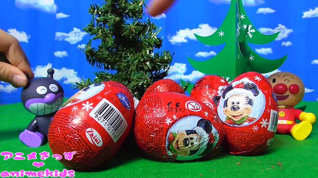 アンパンマン おもちゃ アニメ ディズニー チョコエッグ Xmasツリー❤ ANMkds アニメきっず ANMTN Anpanman Chocolate Egg Di