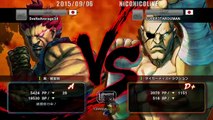 Santarou (Sagat) vs Kenzo (Gouki) - USF4 - TL5B Round3 Battle8