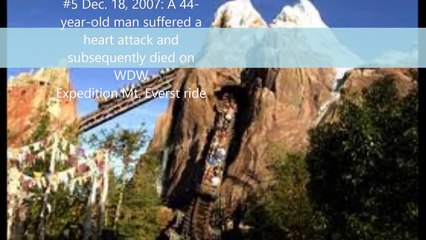 Death DEATHS AT DISNEYLAND/DISNEYWORLD Crashes