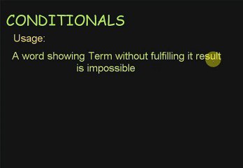 intro to conditionals
