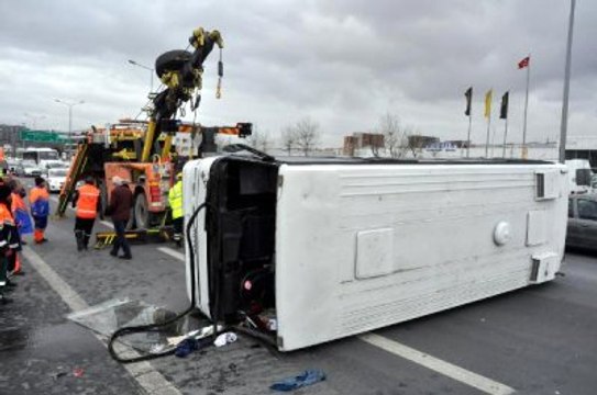 Basın Ekspres Yolunu Felç Eden Kaza