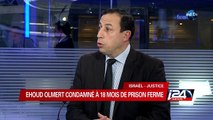 Ehud OImert condamné à 18 mois de prison ferme