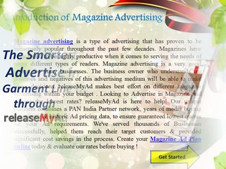 Garment Line Magazine Advertisement