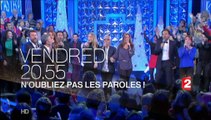 N'oubliez pas les paroles, le Prime du nouvel an : Gilbert Montagné, Fabrice Eboué, Bruno Guillon...