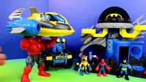 Imaginext Joker Creates Robotic Red Hulk to Battle Batman Robin Spider-man Wolverine Thor