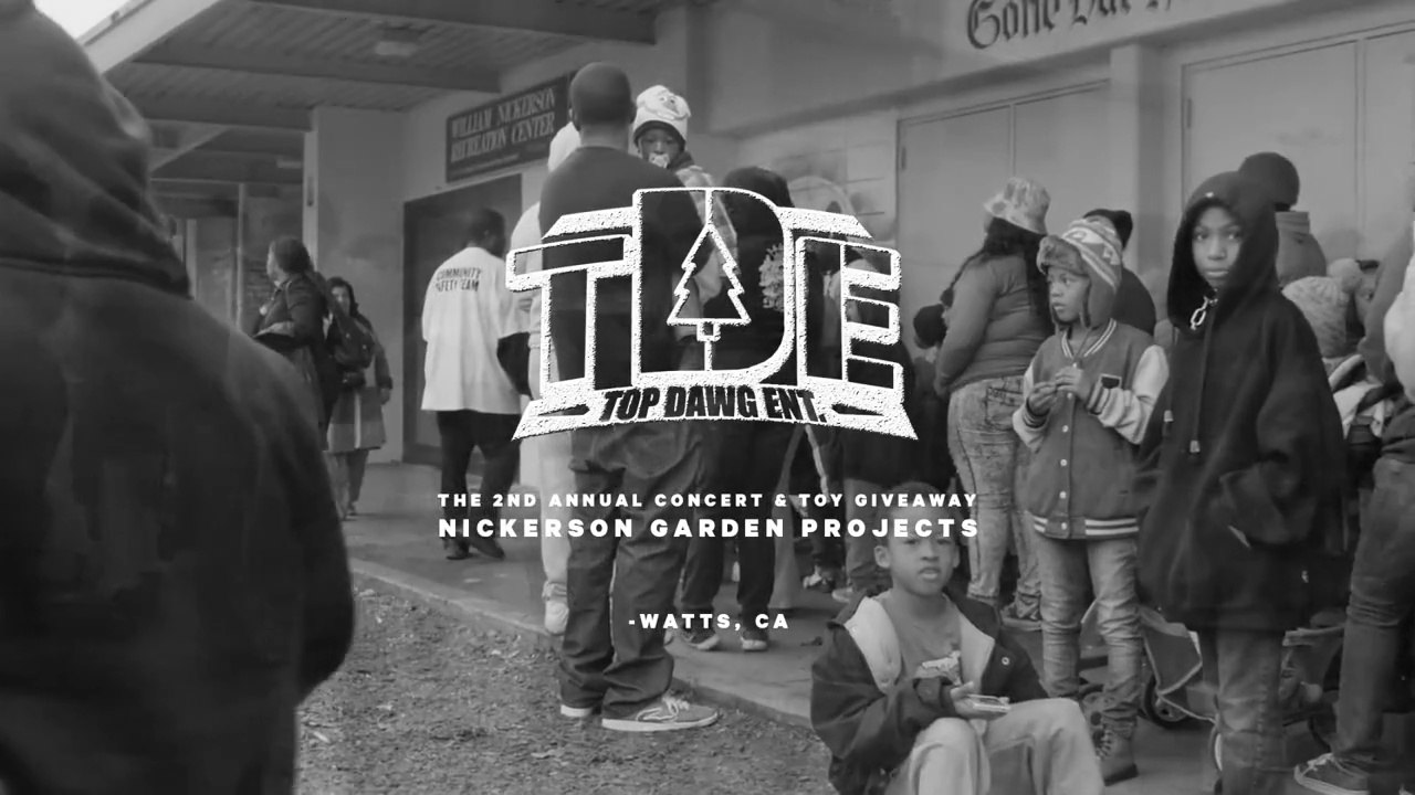 Top Dawg Entertainment Presents 2nd Annual TDE "Concert & Toy Giveaway" @ Nickerson Garden Projects, Watts, CA, 12-22-2015