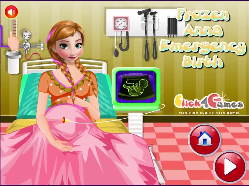 Frozen Princess Games ♥ Frozen Princess Anna ♥ Pregnant Anna Emergency Birth