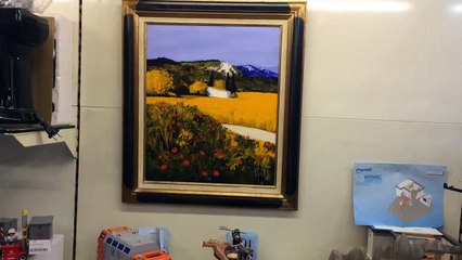 Tableau p reault " les champs de coquelicot "