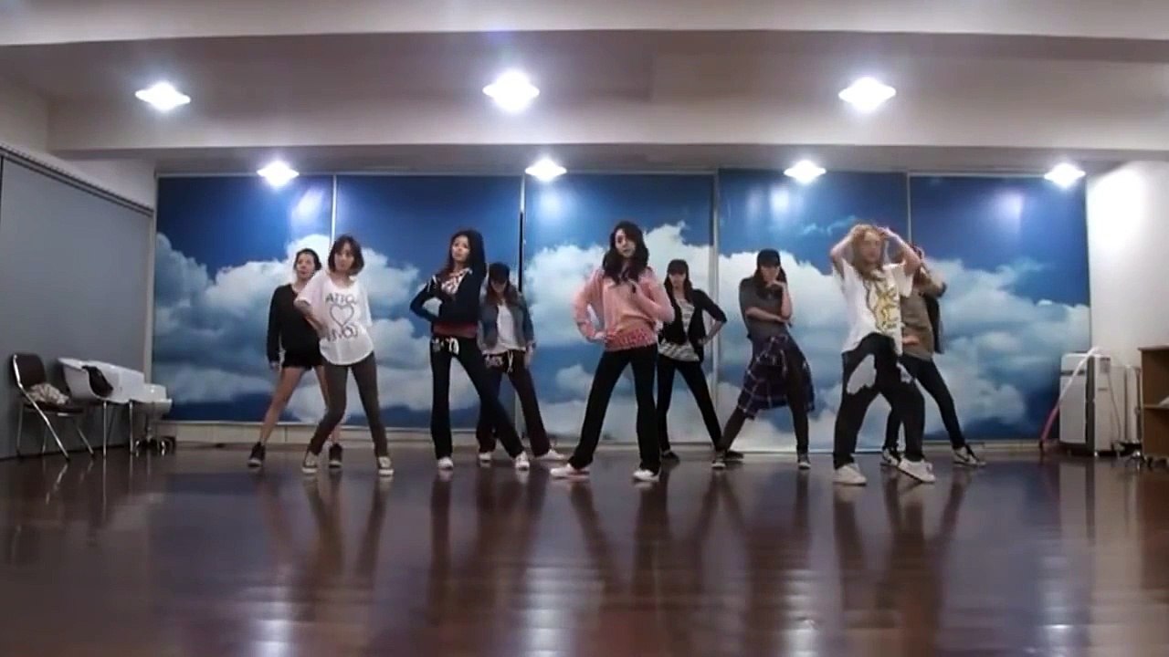 SNSD/Girls Generation - The Boys mirrored Dance Practice