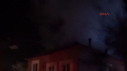 Gaziantep Suriyeliler'in Kaldığı Evde Yangın Çıktı