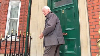 Environment Agency chairman Sir Philip Dilley travelling to the north