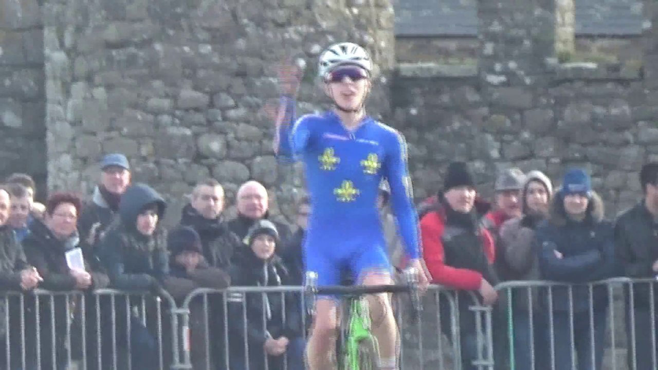 Coupe de France de cyclo-cross 2015 : L'arrivée des Juniors à Flamanville