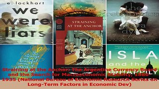 PDF Download  Straining at the Anchor The Argentine Currency Board and the Search for Macroeconomic Read Online