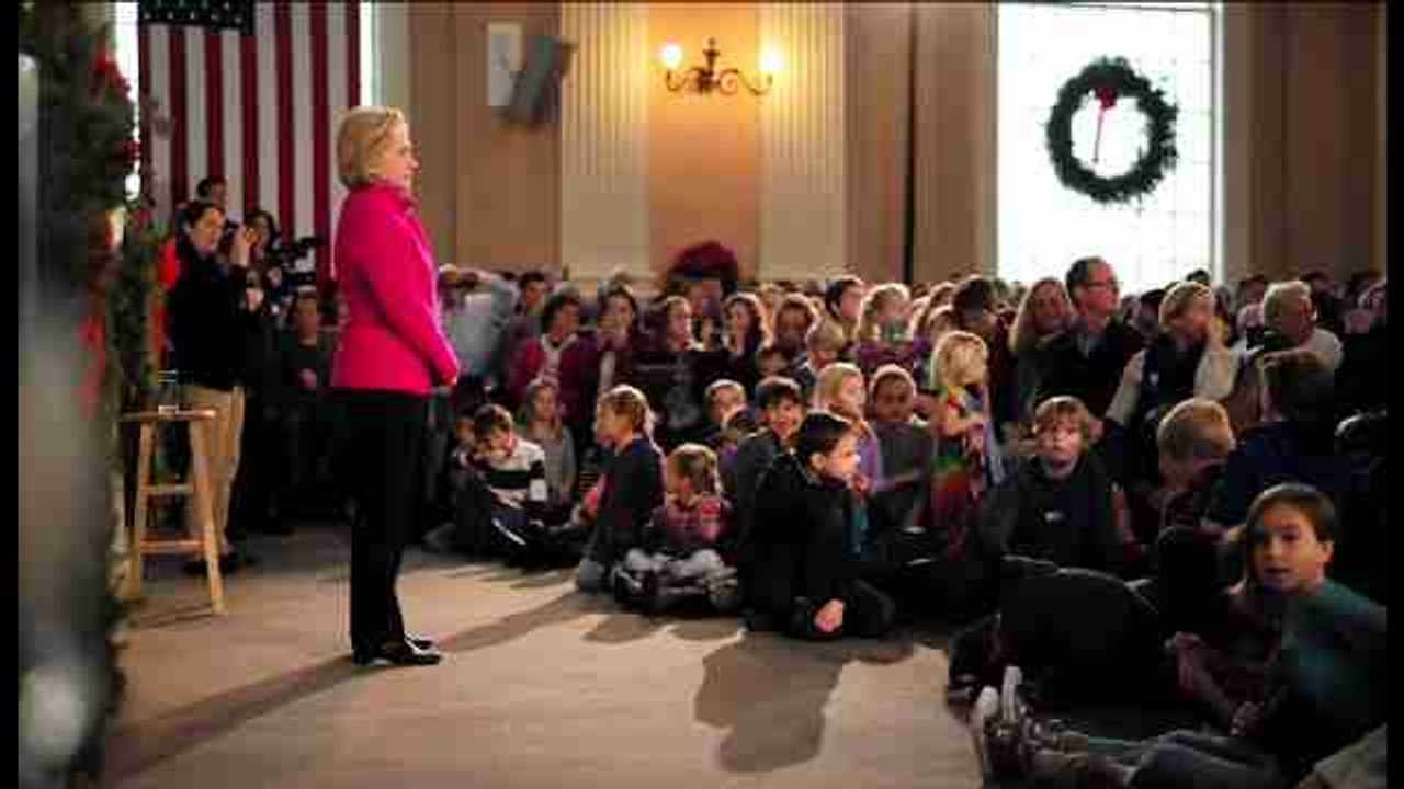 Clinton criticises Republicans for their position on gun control, climate change