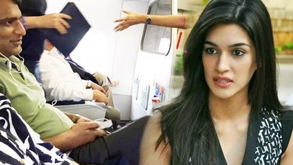Angry Kriti Sanon FIGHTS With Passenger Watching Dilwale On Flight