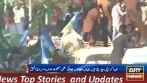 ARY News Headlines 29 November 2015, Imran Khan Lead PTI Rally Karachi on Truck