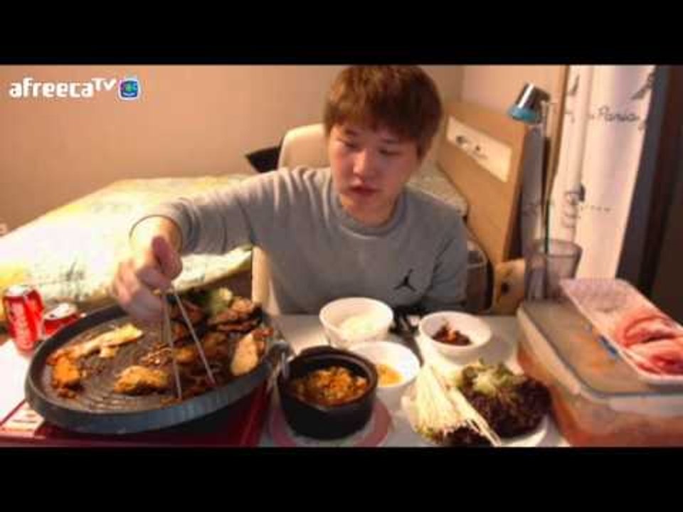 오늘은 오겹살먹는날!! 오겹살 + 된장찌개 + 후식 아이스크림까지 먹방#2편(완결)[...