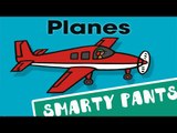 Cartoons for Children Planes & Aircraft Vehicles Learning Videos for kids - Smarty Pants!