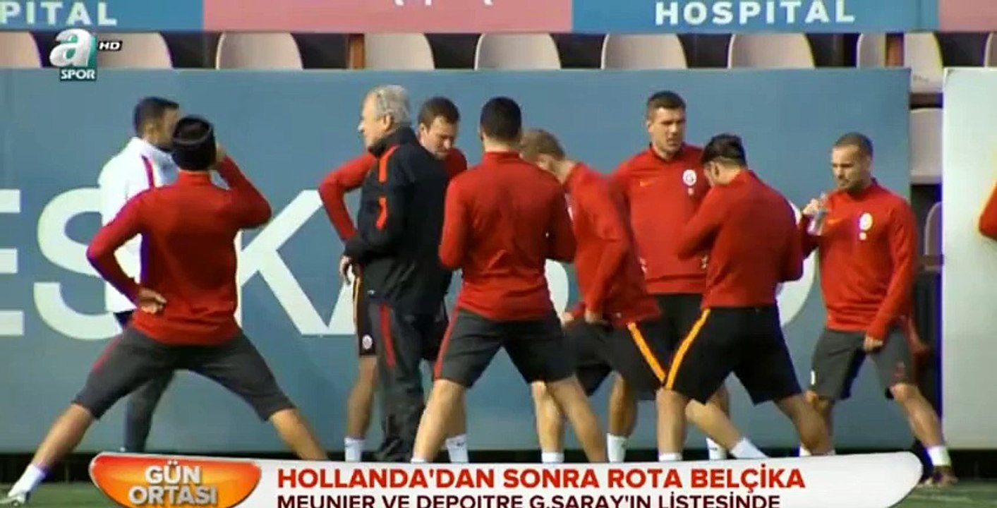 Galatasaray'dan transfer haberleri - Meunier, Depoitre (30 Aralık 2015 - A Spor)