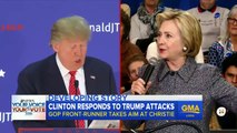 Donald Trump Blasts Chris Christie and Hillary Clinton