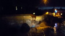 Bridge collapses due to flooding in North Yorkshire